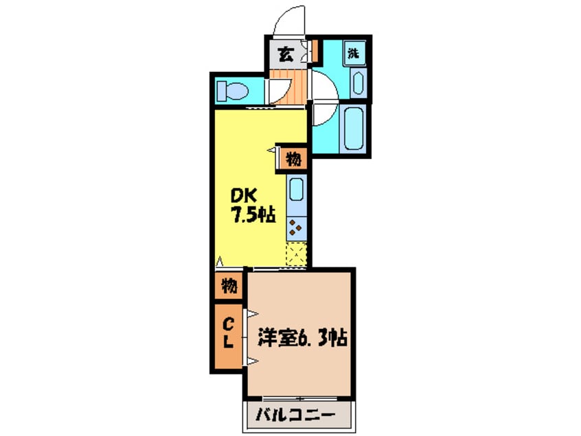 間取図 イ－ストコア曳舟一番館