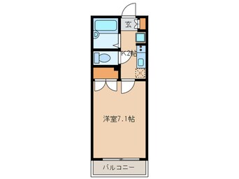 間取図 ＣＬＡＰ市谷柳町