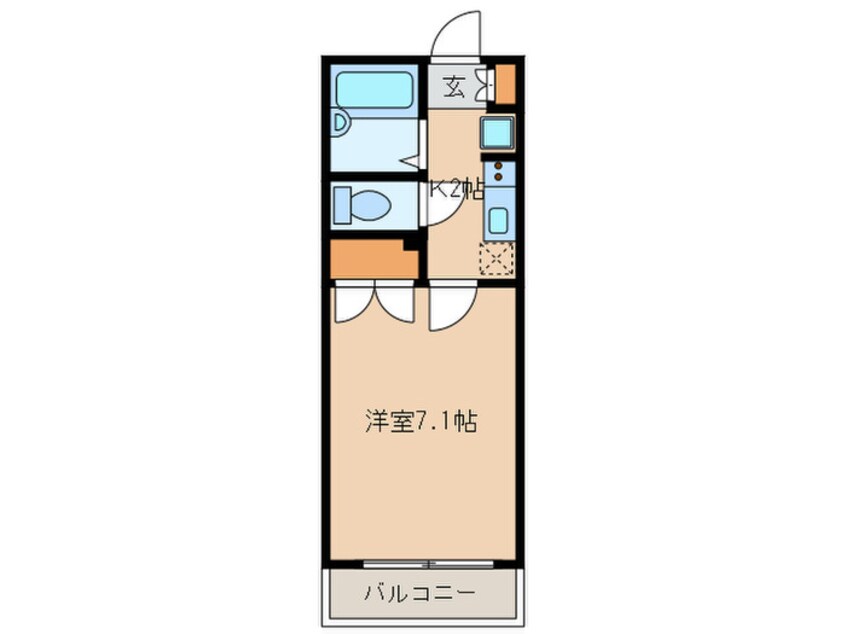 間取図 ＣＬＡＰ市谷柳町