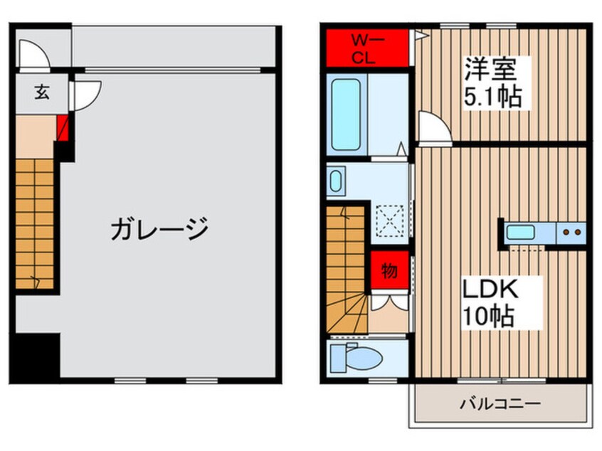 間取図 GR-TANA（B棟）