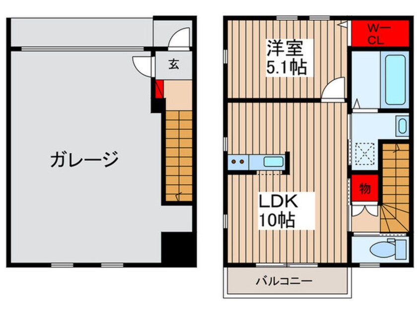 間取図 GR-TANA（B棟）