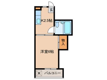 間取図 ﾊｼﾋﾞｯｸ狛江