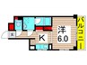 マウントビクトリ－綾瀬 1Kの間取り