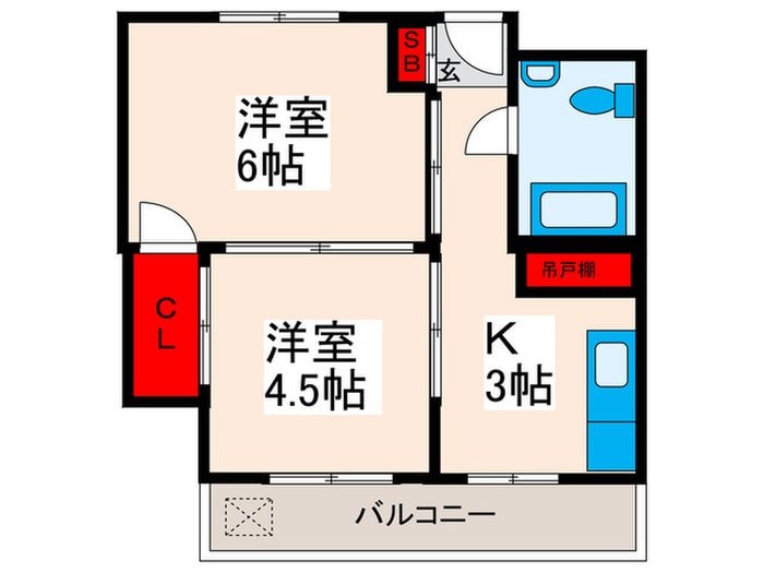 間取り図 柳原マンション