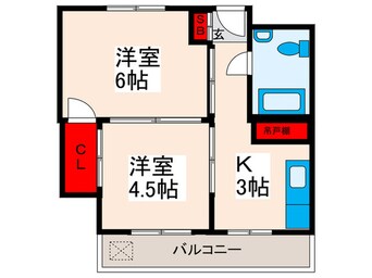 間取図 柳原マンション