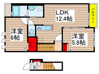間取図 キャッスルアントレアネックス
