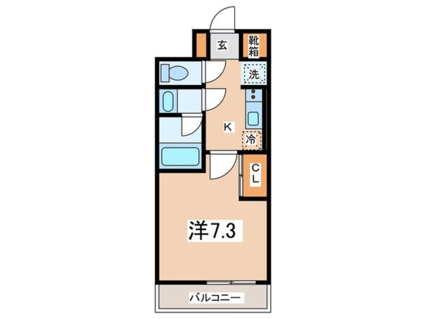間取図 ＬＯＣ‘Ｓ　ＫＩＫＵＮＡ