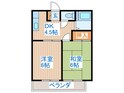 第二佐益ハイツの間取図