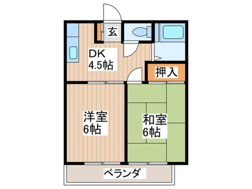 間取図 第二佐益ハイツ