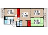 ストークマンションⅡ 3DKの間取り