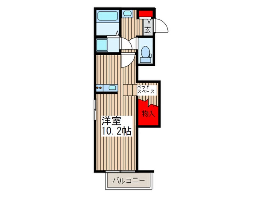 間取図 ＢｅｓｔＳｔａｇｅ三郷