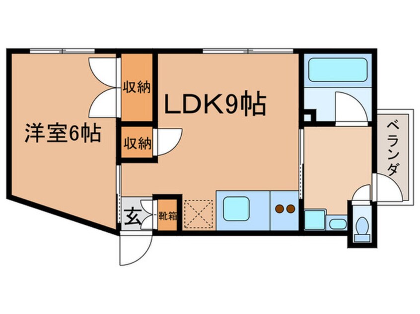 間取図 ハイツ竹早