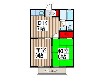 間取図 Ｒｅハイム堀江