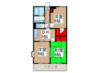 間取図 スティーレ与野Ｂ