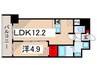 グレイスフルリッチ 1LDKの間取り