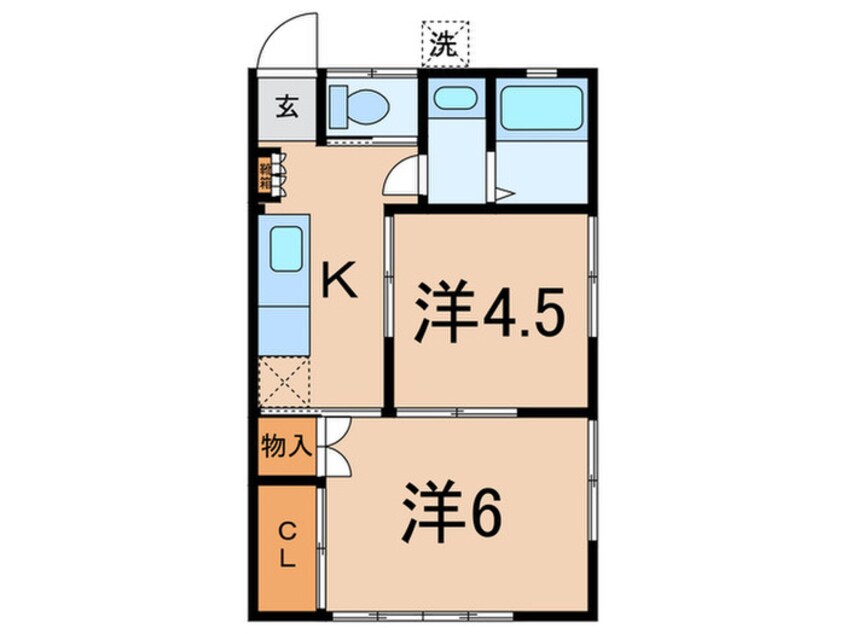 間取図 第五三基ハイツ