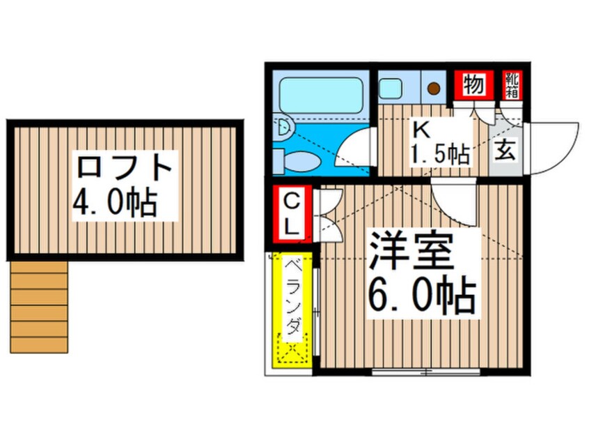 間取図 ＨＥＳＴＩＡ２番館