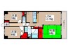 レックス柏逆井(604) 3LDKの間取り