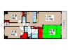 レックス柏逆井(604) 3LDKの間取り