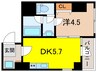 マリスタ大山東町 1DKの間取り