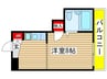 レジデンス三上 1Rの間取り