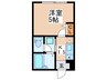 Ｓｕｎ　Ｆｌｏｗｅｒ　Ⅶ 1Kの間取り