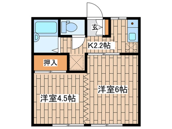 間取り図 コーポユタカ