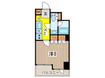 間取図 カスタリア日本橋