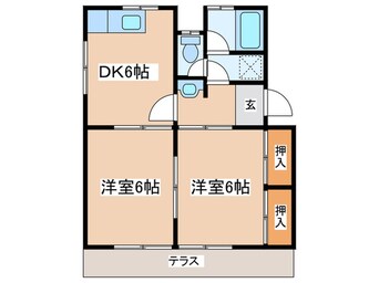 間取図 ベルビュー茅ヶ崎弐番館