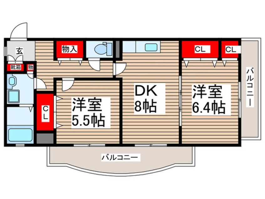 間取図 カンタ－ビレ