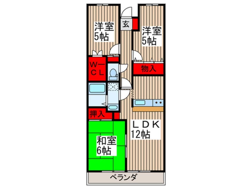 間取図 ベルフォーレ上尾