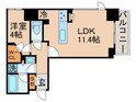 ドゥーエ月島Ⅱの間取図