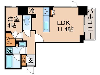 間取図 ドゥーエ月島Ⅱ