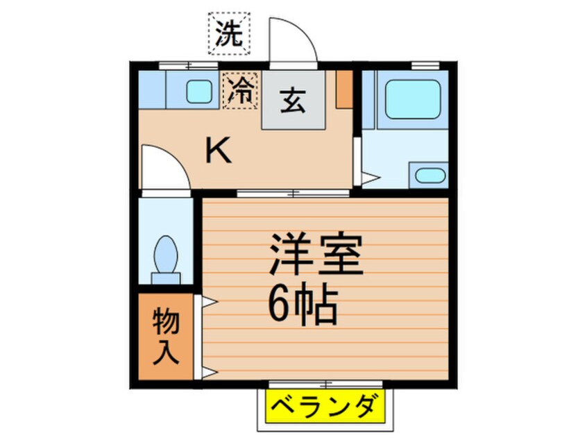 間取図 ホワイトハイツ