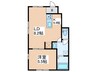 Ｋｉｎｇ　Ｈｏｕｓｅ　桜上水 1LDKの間取り