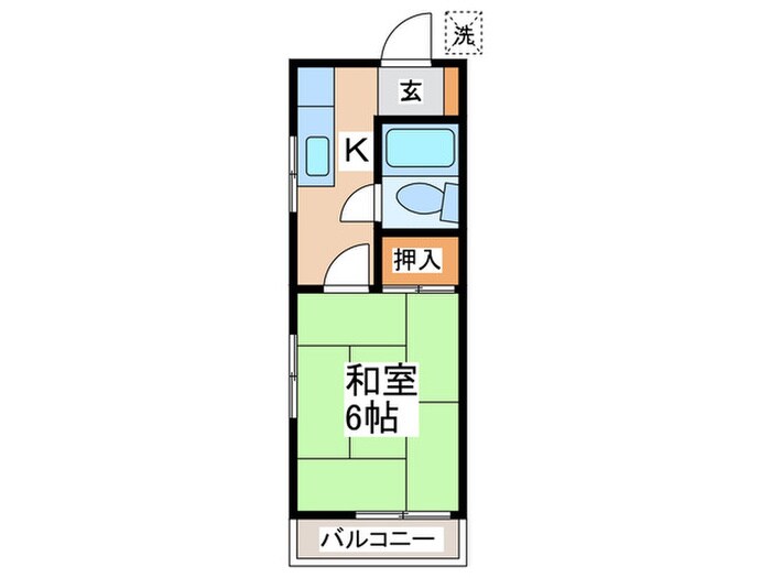 間取り図 ハイツ富沢