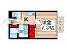 アム－ル小金ＪＭ　ｈｉｌｌｓ 1Kの間取り