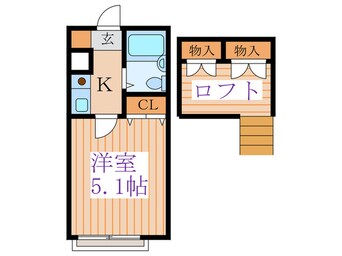 間取図 コ－ポエトワ－ル