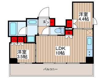 間取図 クインテット錦糸公園