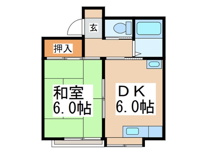 間取り図 ｾｲﾕｳﾊｲﾂ I