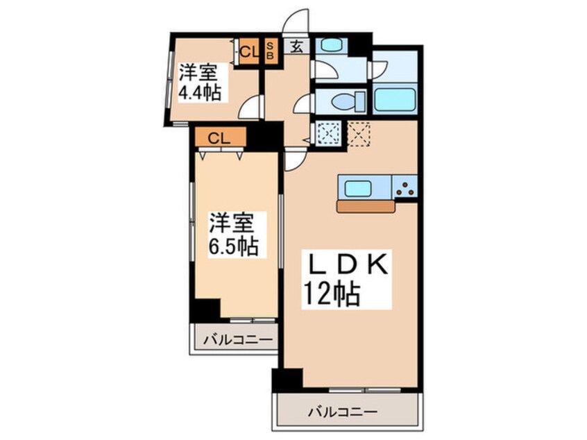 間取図 KDXレジデンス秋葉原