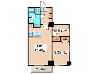 間取図 KDXレジデンス秋葉原