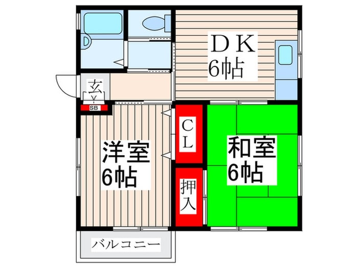 間取り図 ＢＲＥＥＺＥ　ＡＲＩＳＥ