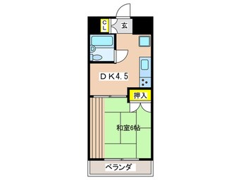 間取図 ダイアパレス根岸（２０２）