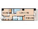 ドゥーエ早稲田の間取図