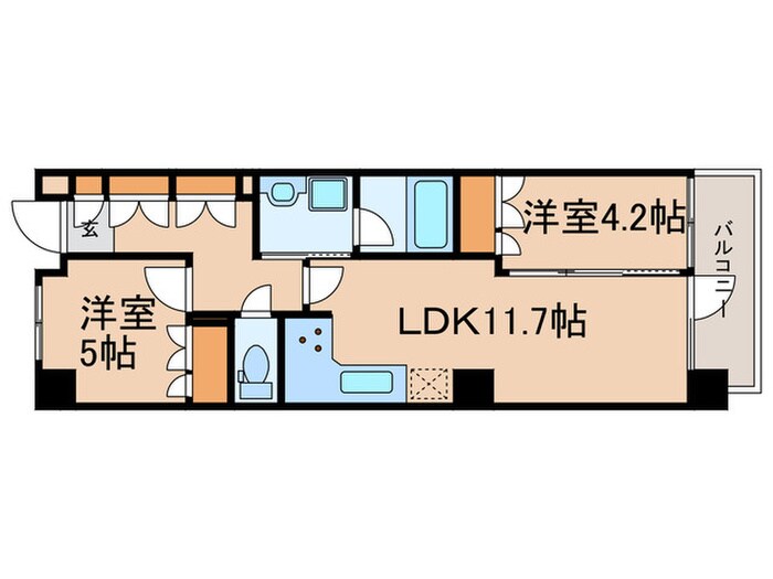間取り図 ドゥーエ早稲田