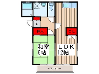 間取図 蓮沼コ－ポ第３