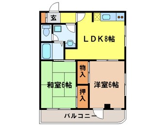 間取図 第２ともえビル