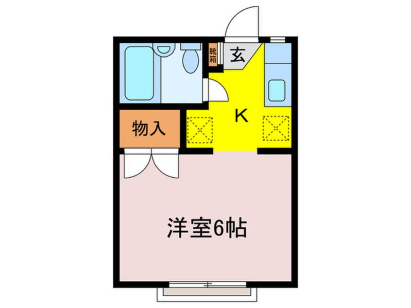 間取図 モンシャト－ミチ