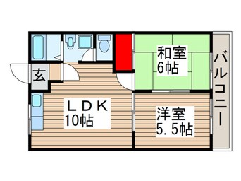 間取図 エスペランサ長島